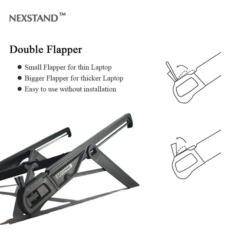 NEXSTAND K7 노트북 스탠드 패션 접이식 휴대용 노트북 하우스 사무실 인체 공학적 홀더 여행 노트북 스탠드 노트북 Suporte 노트북 액세서리