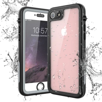 

GrandEver Waterproof Hard Case for iPhone 11 Pro Max 7 8 Case Cover with Built-in Screen Protector Dustproof Case for iPhone XR