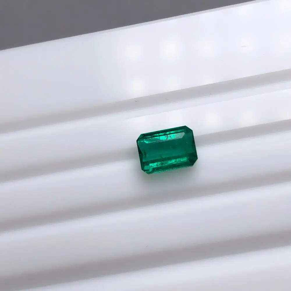 YZM206#20X 7.86x5.69x4.0 1.51ct natural Zambia emerald loose gemstone for ring making YZM206#20X 7.86x5.69x4.0 1.51ct natural Zambia emerald loose gemstone for ring making