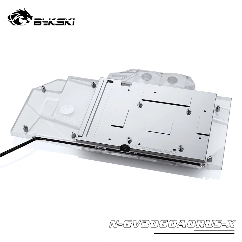 Bykski полный охват RGB/A-RGB GPU водоблок для VGA Gigabyte AORUS GeForce RTX 2060 Xtreme 6G видеокарта N-GV2060AORUS-X