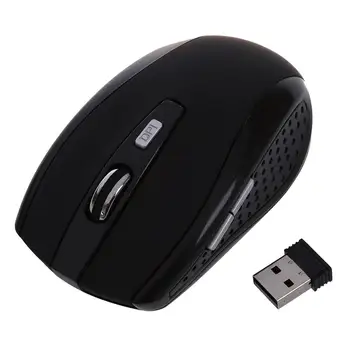 

2.4GHz Optical Wireless Mouse Wireless USB Black for PC