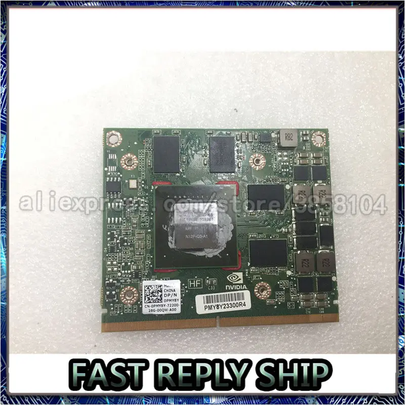 SHELI для Dell PMY8Y M4600-Nvidia-Quadro-2000M-2GB-SDRAM-Video-Card-Graphic | Компьютеры и офис
