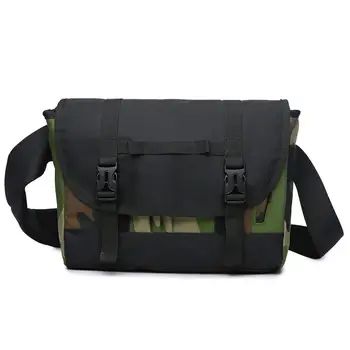 

Loiee Classic Messenger Bag Large Nylon Bike School Shoulder Courier Bag Fits 15.6 17 Inch Laptop for Men Women