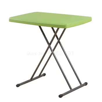 

A Simple Plastic Folding Table Household Small Table Children's Learning Table Can Lift Portable Outdoor Computer Desk