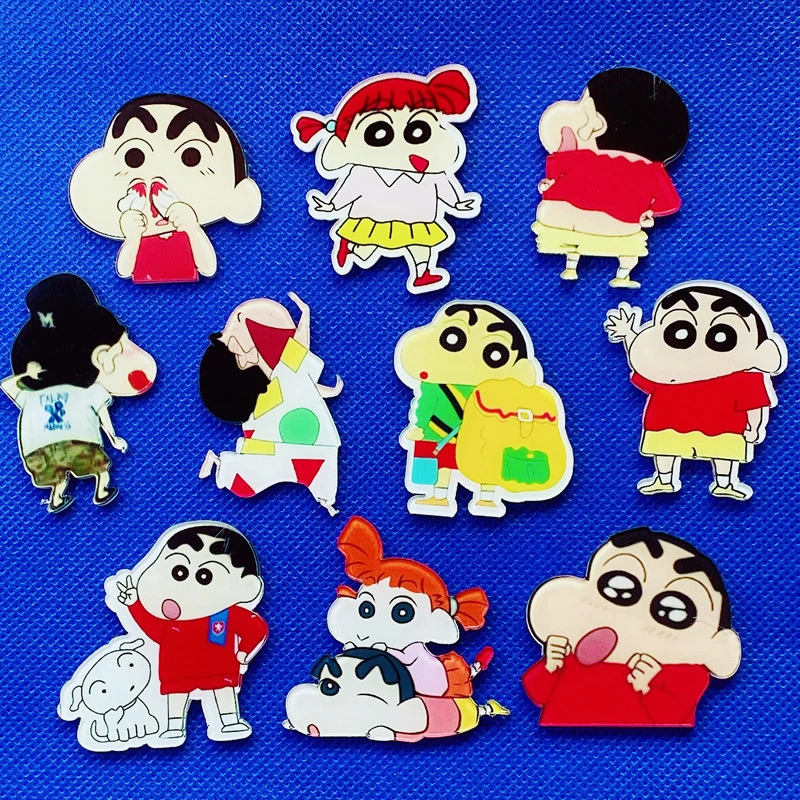 Японский комикс ветер Crayon Shin Chan значок брошь оптом значки детские подарки аксессуары для одежды