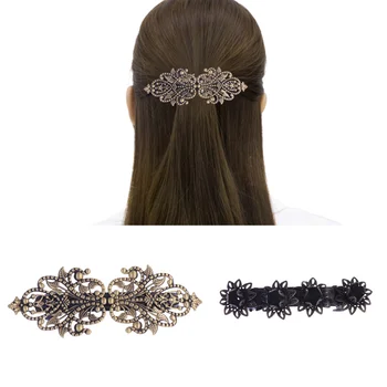 

2pcs Hair Clip Lotus Flower Shaped Spring Hair Clip Hair Accessories Hair Pin for Women Ladies Girls