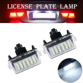 

Accessories License Plate Light Car Auto Shockproof Parts White DC 12V