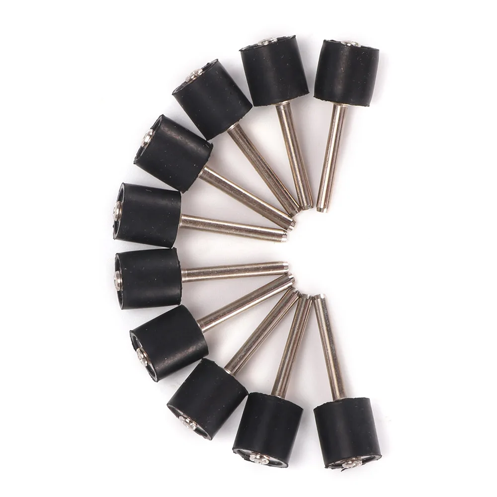 

10pc 6.35 12.7mm Drum Sanding Kit Nail Drill Bit Abrasive Tools For Dremel Accessory