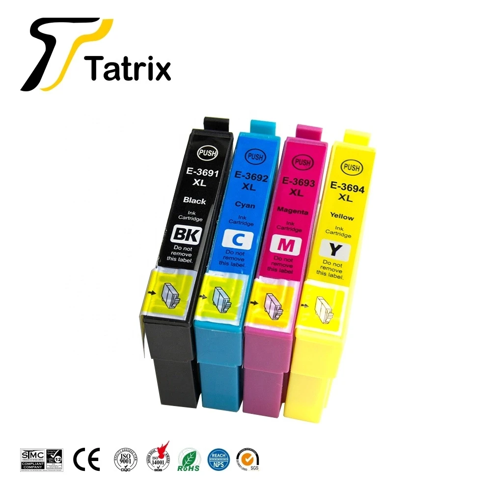 Цветной совместимый картридж для принтера Tatrix T3691 T3692 T3693 T3694 чернильный Epson