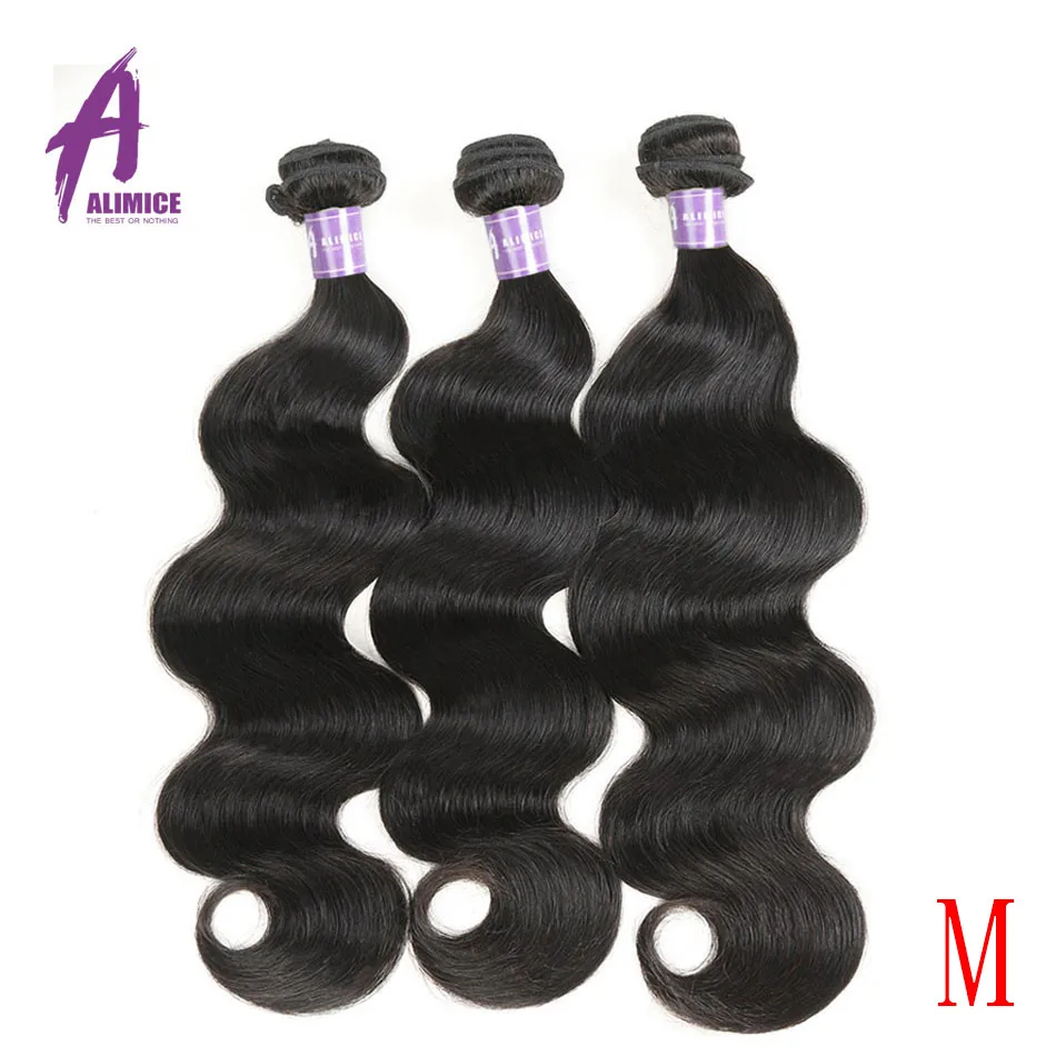 Brazilian Body Wave Hair Bundles 8-28 Inches Human Hair Weave Bundles Natural Black Hair Extensions 3/4 Bundles Alimice Remy Brazilian Body Wave Hair Bundles 8-28 Inches Human Hair Weave Bundles Natural Black Hair Extensions 3/4 Bundles Alimice Remy