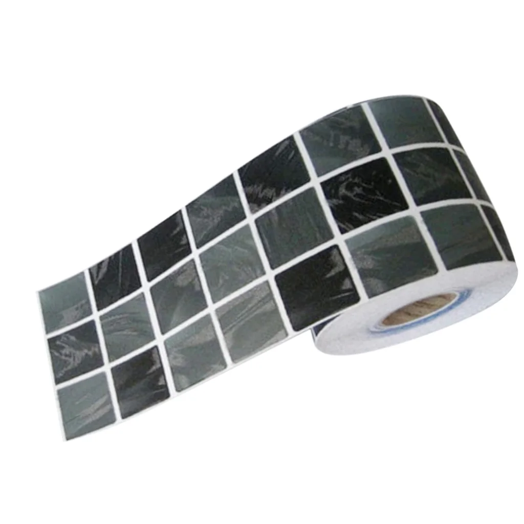 5 Patterns Available 10x100cm Mosaic PVC Self Adhesive Wall 3D Decal Tile Stickers DIY Home Kitchen Decoration