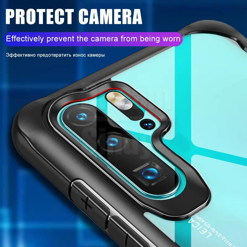 Роскошный мягкий ТПУ бампер чехол для huawei P20 Lite P30 Pro противоударный mate 20