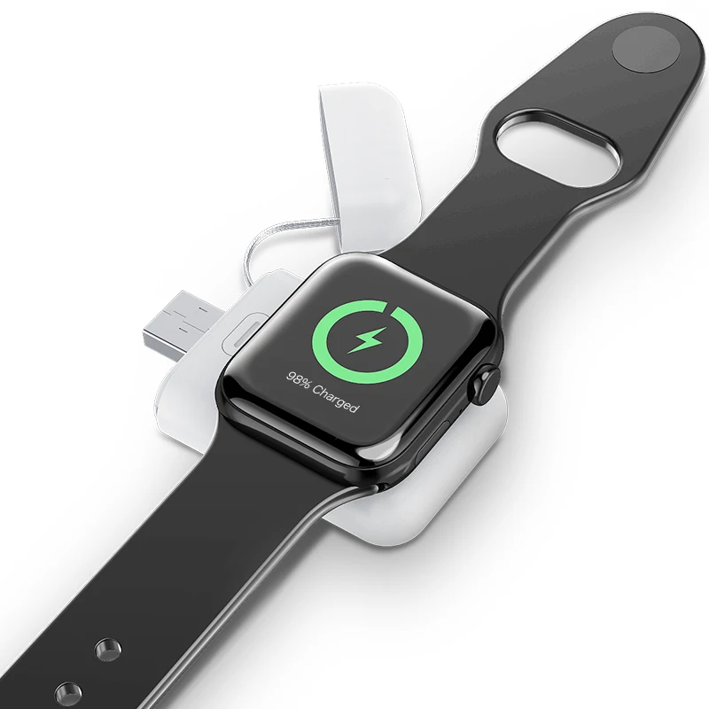 

Wireless Charger for i Watch 4 3 2 1 Portable Mini Charger External Battery Charging Dock for Apple Watch 1 2 3 4