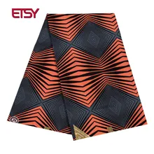 Новая полиэфирная восковая ткань Анкара новая bintarealwax Высококачественная 6 ярдов африканская ткань для вечерние платья FP6217