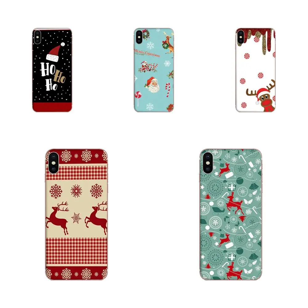 Милый Рождественский носок с оленем мобильные чехлы для huawei P7 P8 P9 P10 P20 P30 Lite Mini Plus