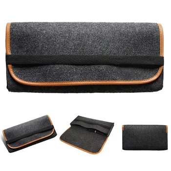 

Large Capacity Practical Dust Proof Elastic Band Storage Mechanical Keyboard Bag Organizer Felt Fabric Protective Pouch Durable