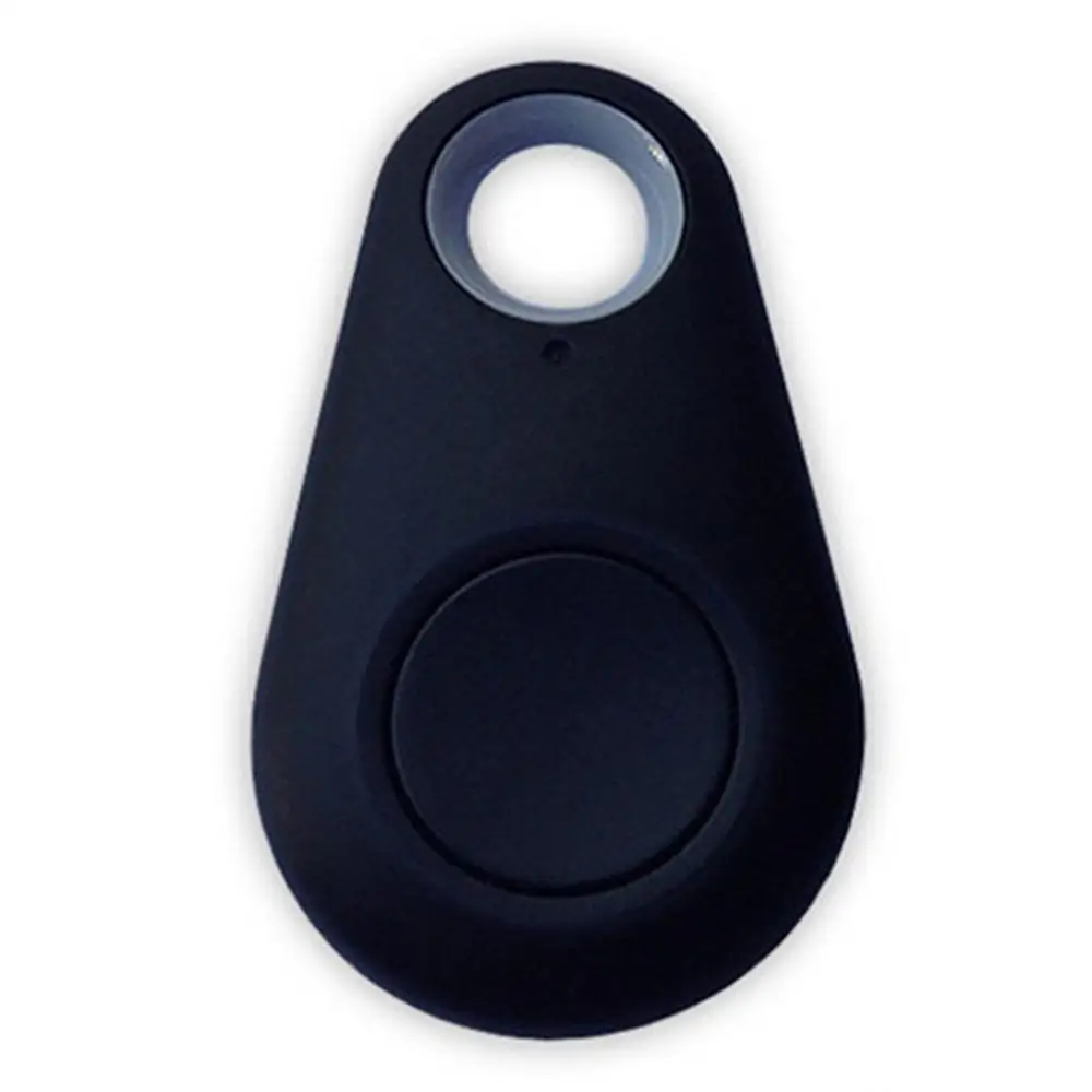 Bluetooth радиометка для нахождения ключа смарт-устройство анти-потеря gps трекер бирка сигнализация, расположенная для детей карман для маячка для животных - Цвет: Черный