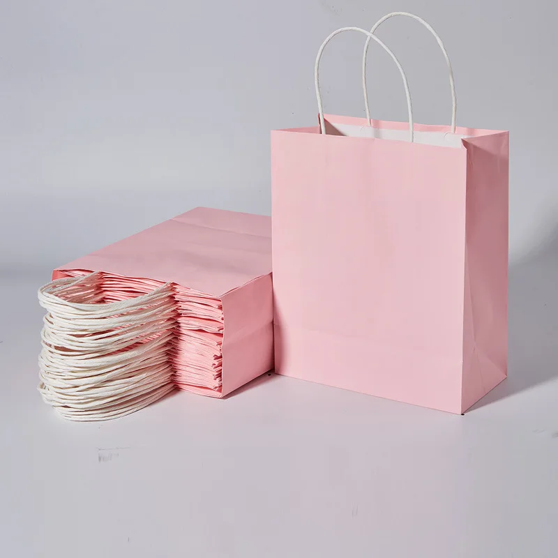 Wholesale Luxury Pink Cardboard Gift Paper Bags with Handle for Packing  Ladies Fashion Shopping Luxury Gift - China Paper Bag and Paper Bag with  Handle price | Made-in-China.com