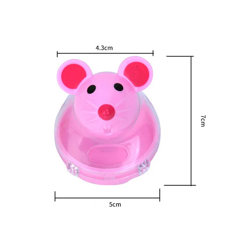 Pet Cat Tumbler Автоматическая миска-кормушка Кот котенок Обучающие игрушки протекающее устройство для кошек еда кормушки мультфильм в форме мыши товары для домашних животных
