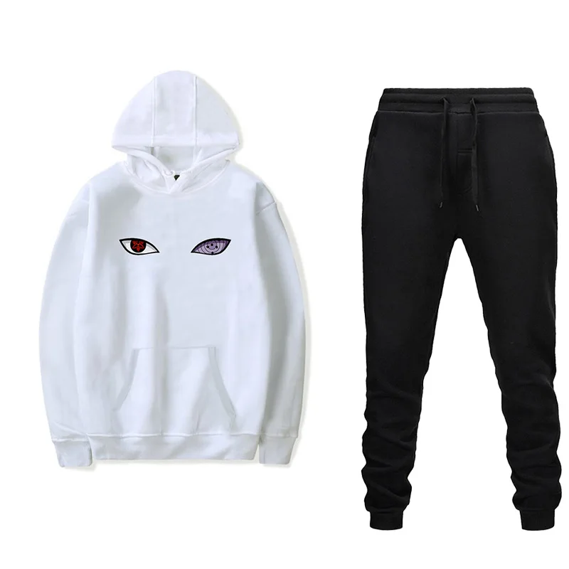 Black Friday New Two Pieces Set Fashion Hooded Sweatshirts Sportswear Men Tracksuit Hoodie Autumn Winter Hoodies+Pants Sweatsuit Suits
