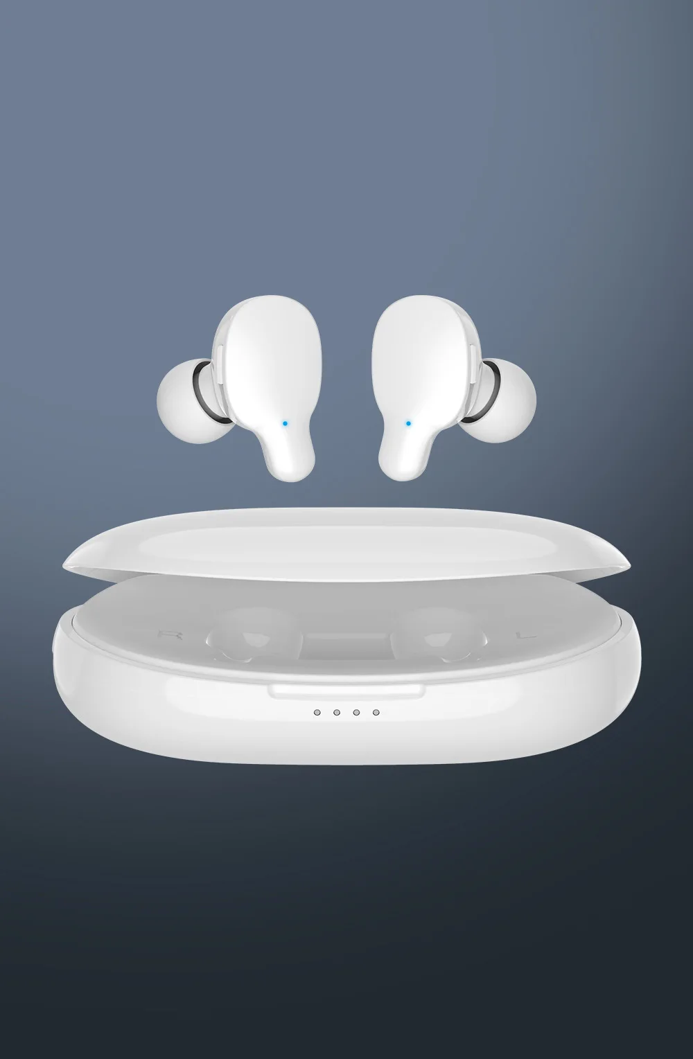 white Смарт-часы wearbuds, беспроводные наушники с bluetooth, белые наушники, стерео спортивные наушники для iPhone, Xiaomi, игровая гарнитура - Цвет: white