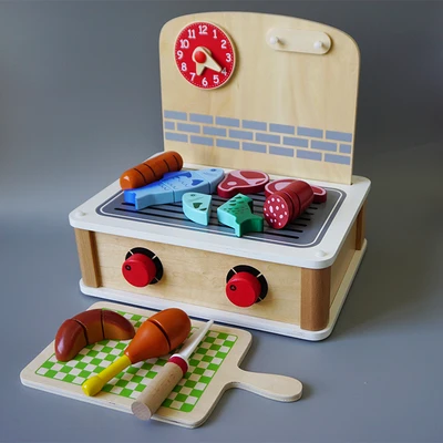 Мини кухня дети кухонная утварь котелок кастрюля дети ролевые повара играть маленький размер игрушки Моделирование кухня игрушечные инструменты для детей подарок - Цвет: 1 Sets B