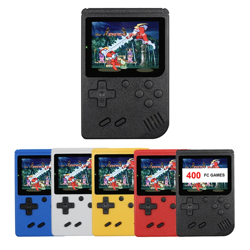 

Retro Portable Mini Handheld Game Console 8-Bit 3.0 Inch Color LCD Kids Color Game Player Built-in 400 games