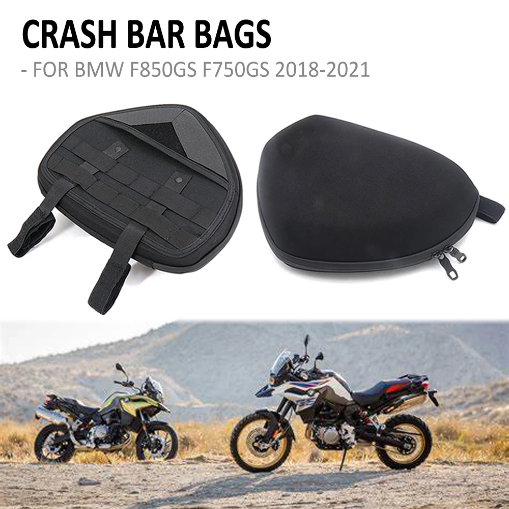 

F750GS F850GS Motorcycle Crash Bar Bags Repair Tool Placement Frame Storage Bag Toolkit FOR BMW F 850 750 GS 2018 2019 2020 2021