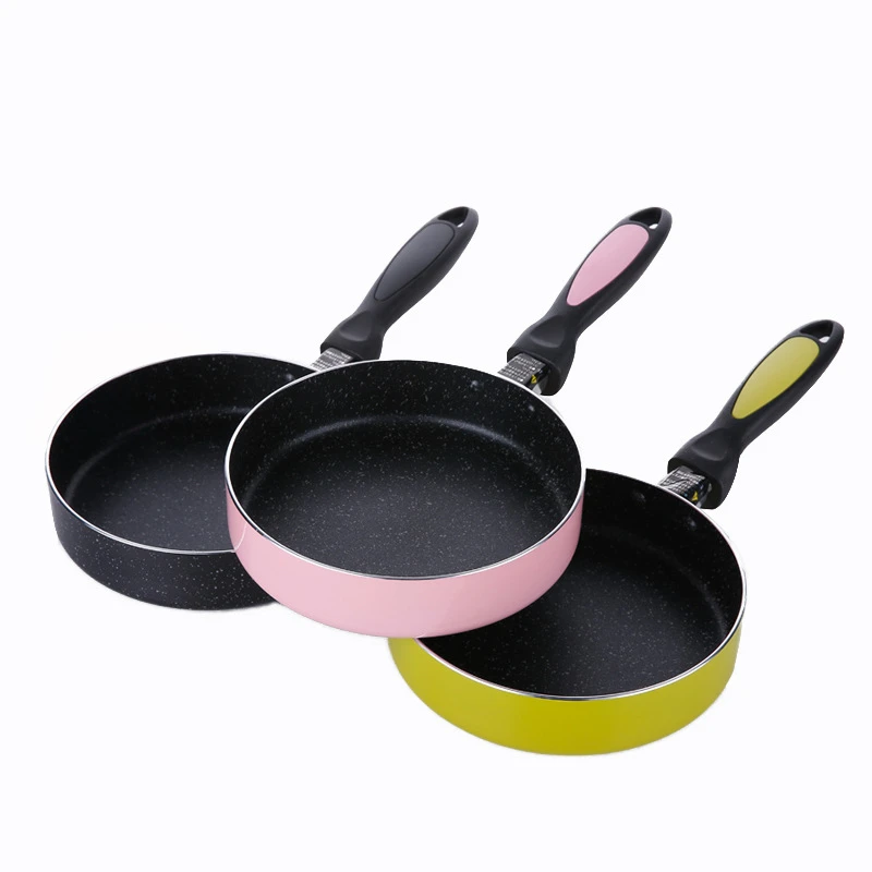 

20CM Medical Stone Pan Fried Beef steak General Usage for Gas Stove Wok Non-stick Frying Pans Frying Multi-purpose Kitchen