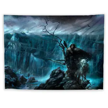 

Winter Wolf Wall Art Tapestry Custom Bedroom Home Decoration