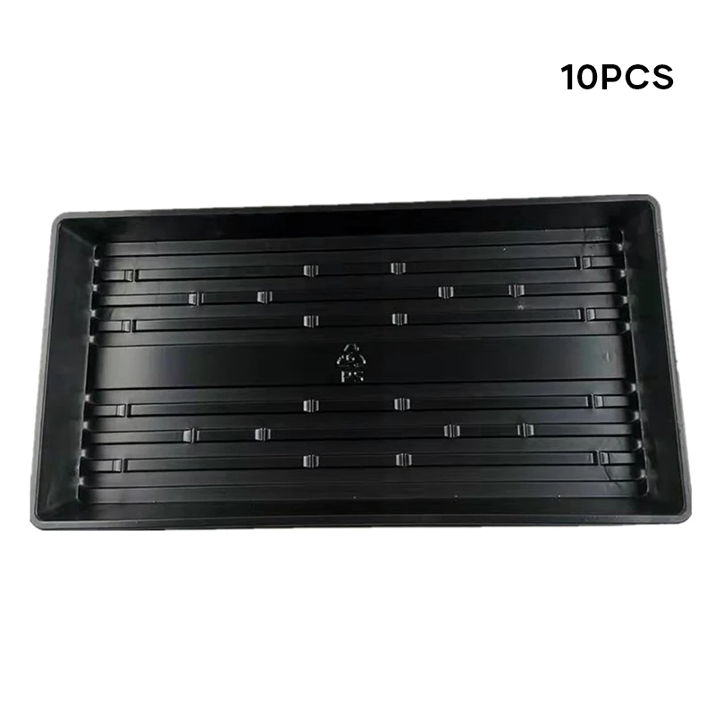 5/10 PCS Rectangular Seedling Trough without Drain Holes 54 X 28cm Plastic Seedling Tray for Graden Greenhouse Plants JA55 garden Flower Pots & Planters