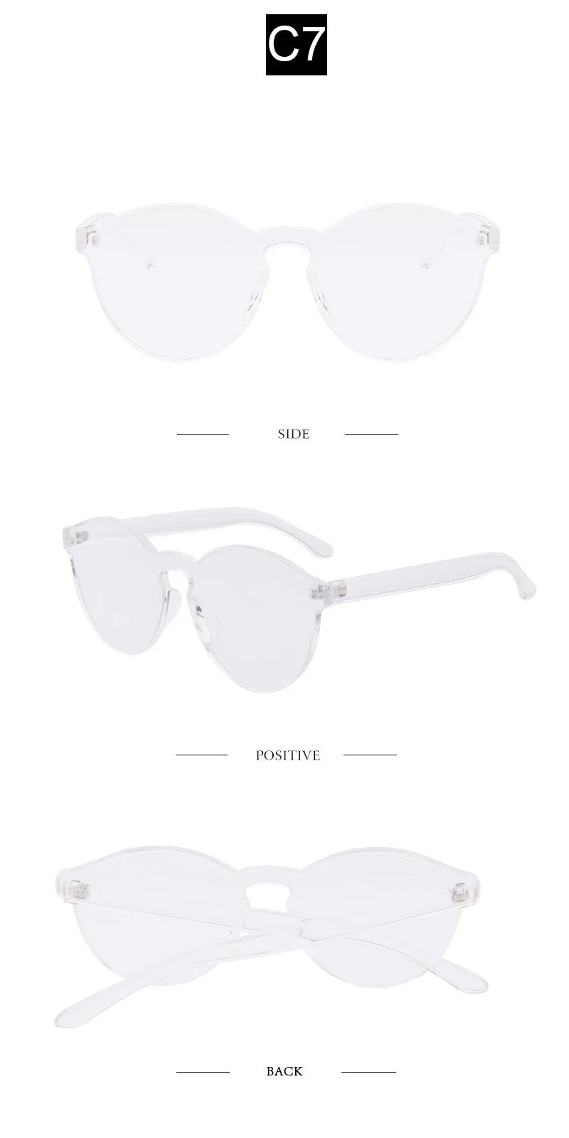 Fashion Driver Goggles Men Women glasses night vision glasses for car Sunglasses Siamese lenses Jelly Color UV Protection