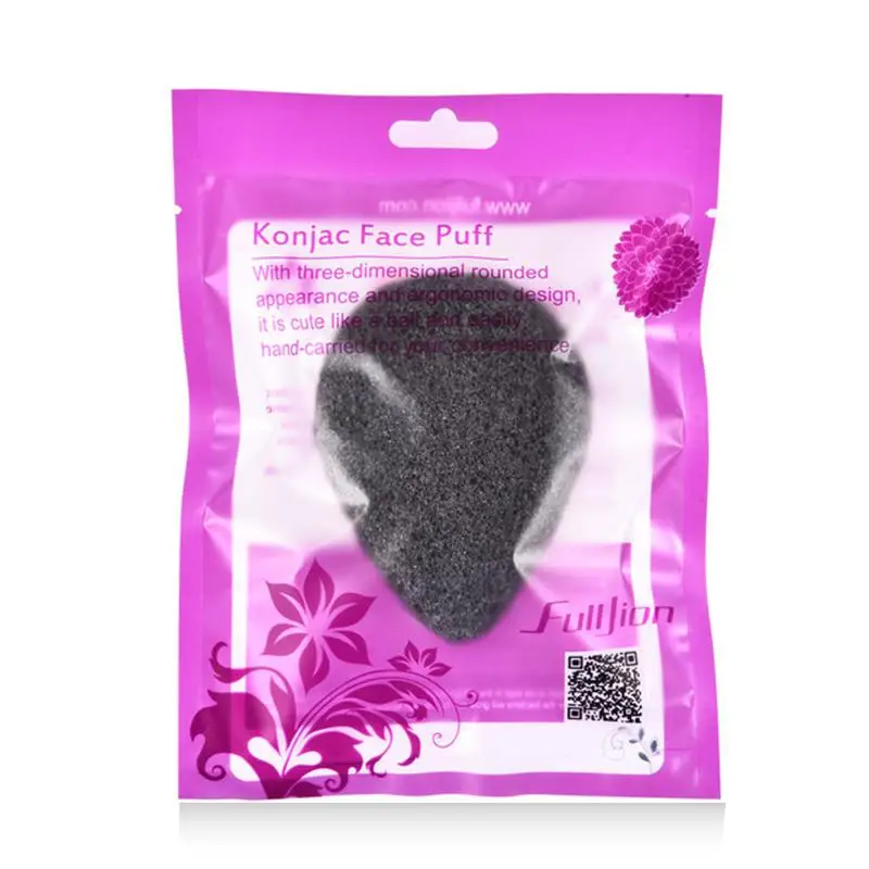 Yiwa Natural Konjac Facial Puff Face Cleaning Wash Sponge Exfoliator Cleaning Sponge Puff Facial Cleanser Tool