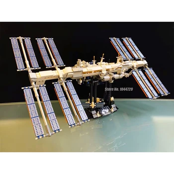 

Ideas Series International Space Station The Apollo 11 Lunar Lander Model Building Blocks Creator 21321 10266 Toys for children