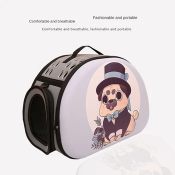 

Pet Products Kitten Bag Dog Travel Portable Folding Pets Space Case Portable Crossbody Fashionable Breathable Cat Puppy Pack