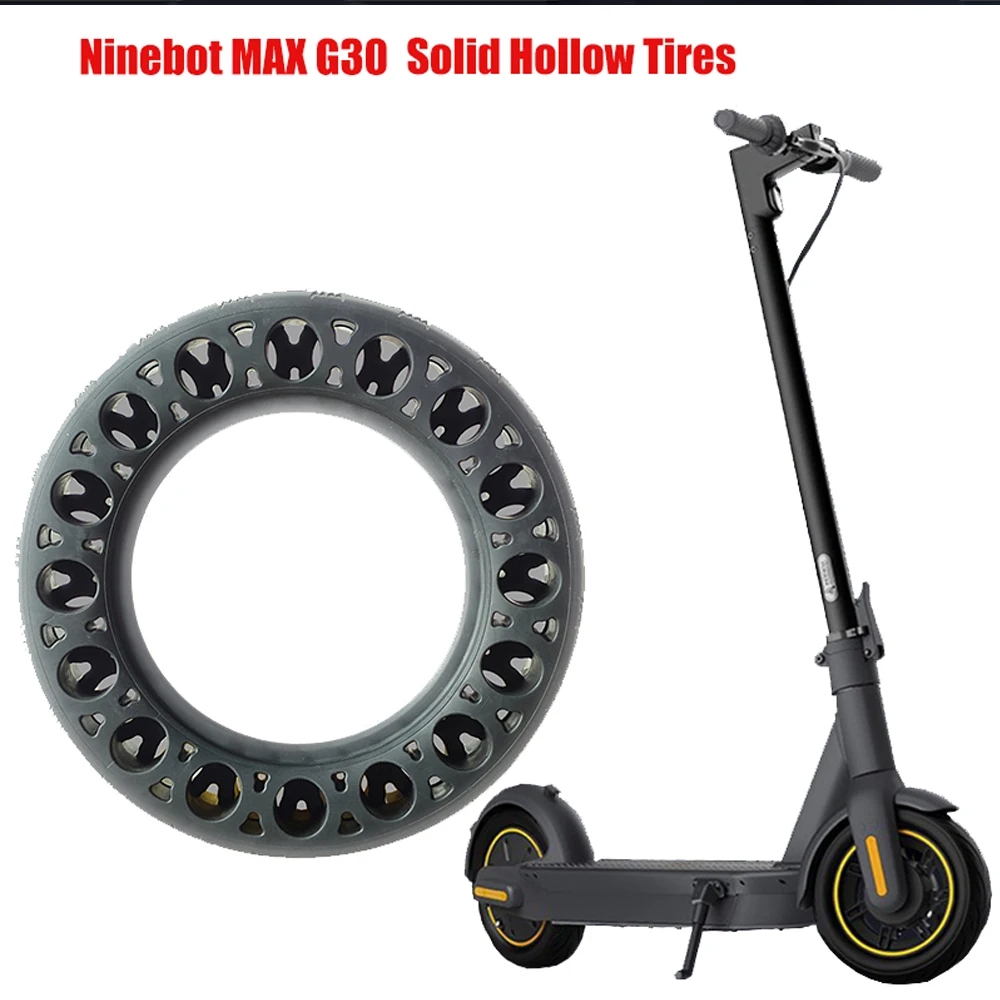 10x2,125 шины для Ninebot MAX G30 kickscooter Твердые амортизаторы непневматические демпфирующие резиновые шины для ремонта шин скутера