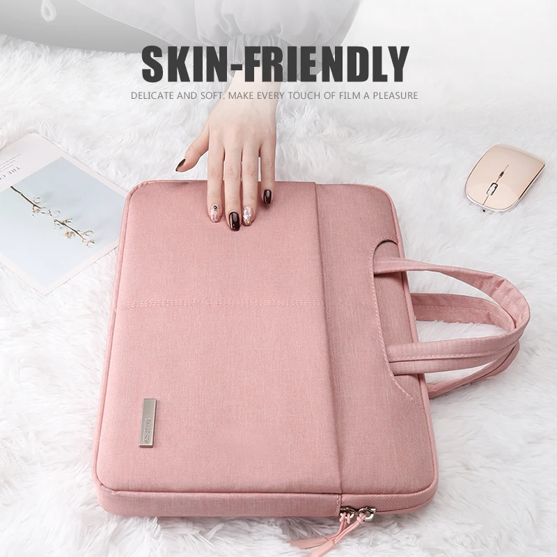 Bolsa Impermeável do Portátil para Macbook 13.3 15.6 14 Polegadas Luva do Caderno m1 m2 Air Pro 13 15 Bolsa de Ombro Huawei Pasta - Imagem 6