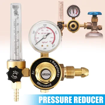 

External Thread Argon Pressures Reducer Flow Meter Control Valves Single Tube Regulator QP2