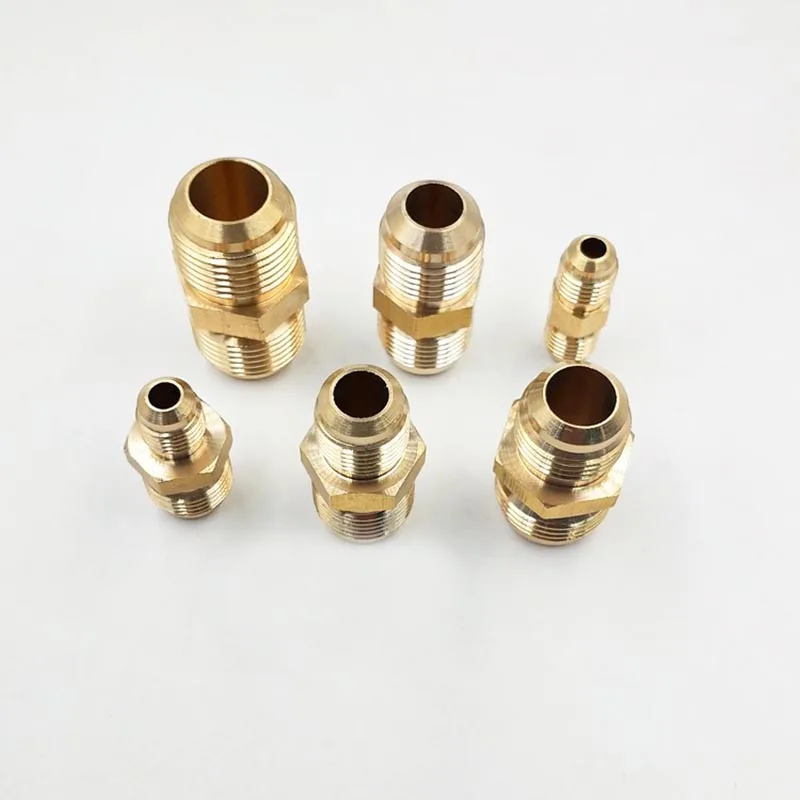 brass adapter male thread british thread air conditioning copper tube reducer adapter fitting