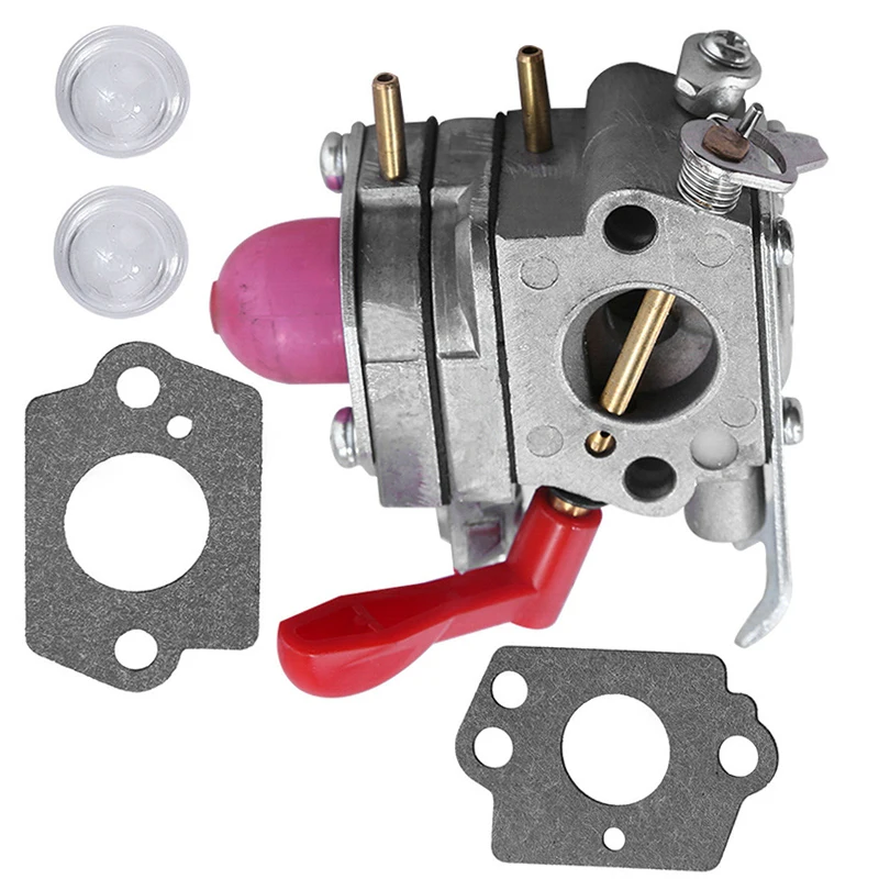 Carburetor 530071811 C1U-W19 For Poulan PP025 PP125 SM705 P4500 Primer Bulbs Set