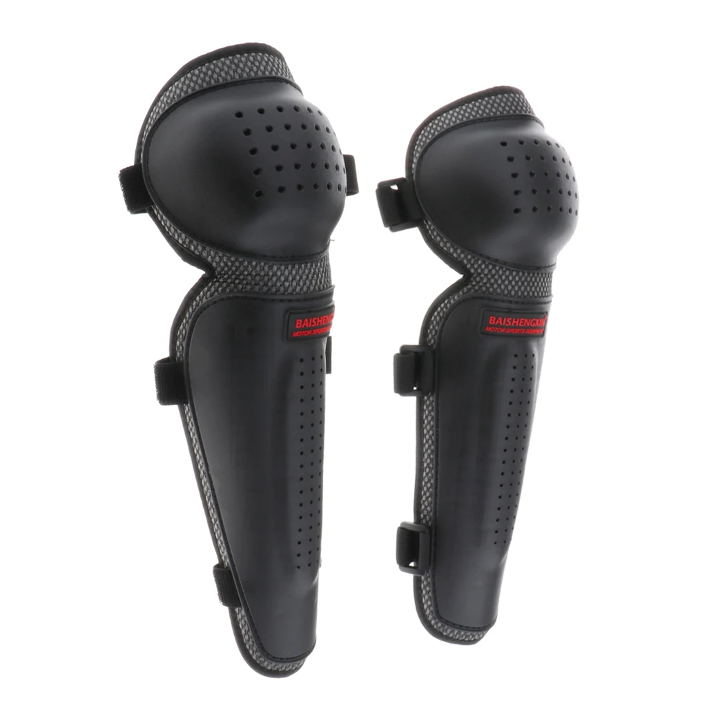  Motorcycle Knee Adult Shin Armor Bike Protector Guard Pad Gear