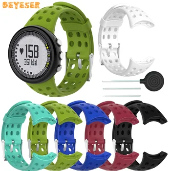 

1Pc Men Replacement Silicone Watch Band Strap Compatible For SUUNTO M1 M2 M4 M5 M Series HSJ88 Replaceable Wristband Accessories