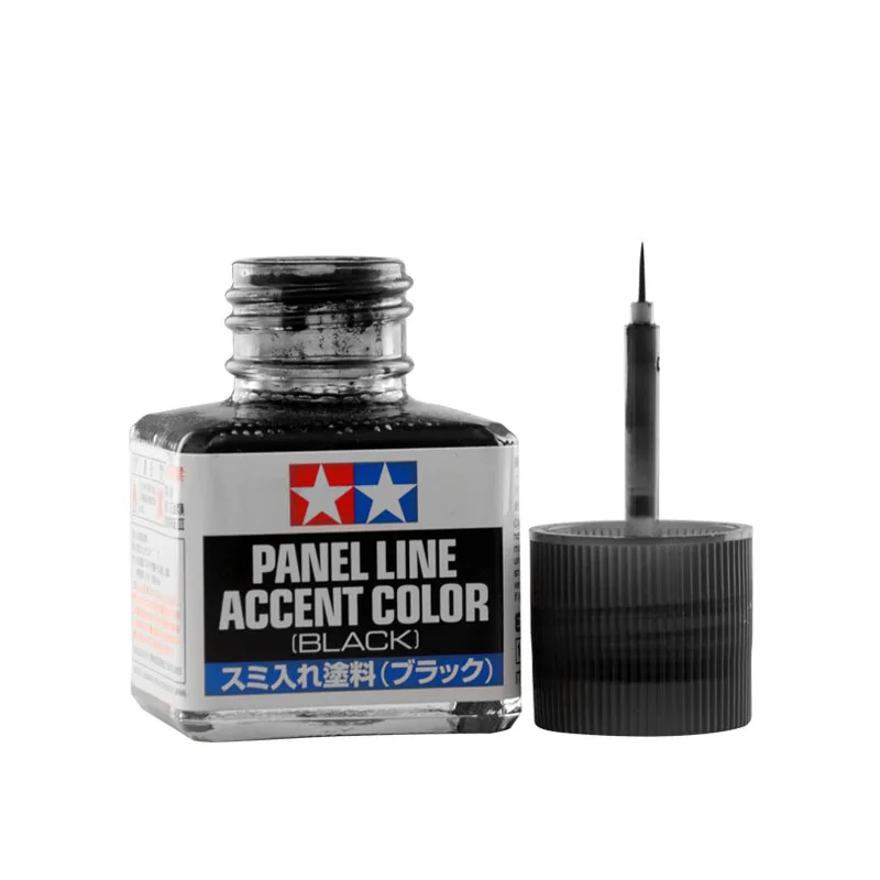 40ML Tamiya Panel Line Figure Accent Color for DIY Handcraft Resin Plastic Doll Car Military Model Kit Coloring model tools model building parts