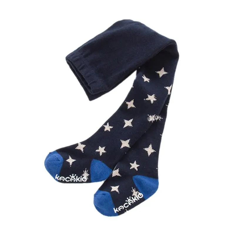 Big Star WEIXINBUY/милые детские колготки для маленьких девочек с большой звездой; эластичные теплые плотные штаны; Чулочные изделия; колготки - Цвет: Big Star