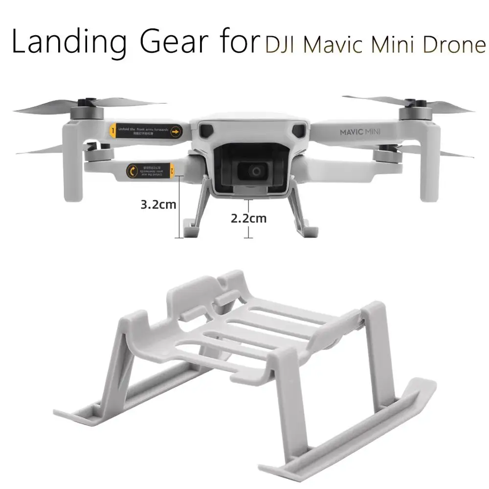 Комплект шасси для DJI Mavic мини дрона удлинитель высоты протектор длинных ног