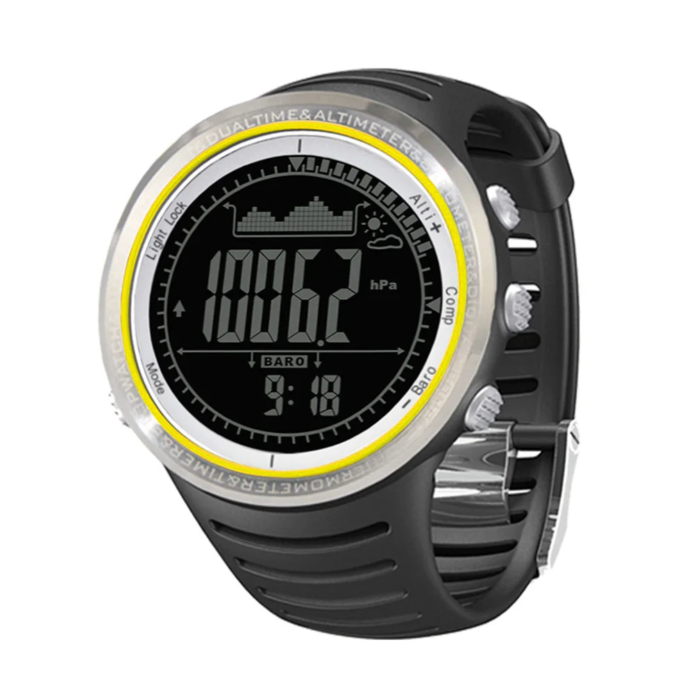 

Pedometer Fishing Barometer Outdoor Multifunction Sports Watch FR802A FR802B 5ATM Waterproof Altimeter Compass Stopwatch