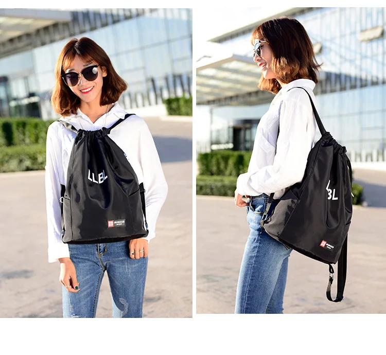 Basketball Bag Drawstring Mash Backpack Fitness Bucket Bag Outdoor Basketball Backpack Sports Equipment Bag