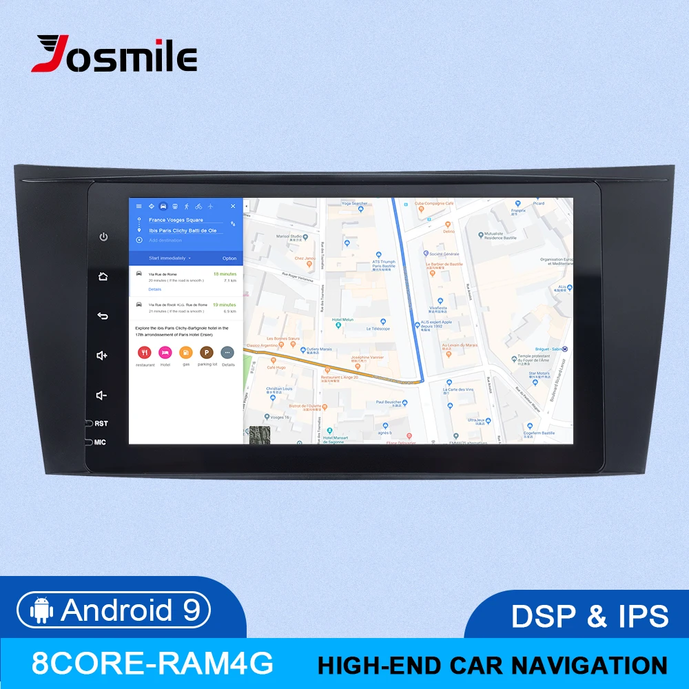 Best DSP 4G 64G 2 din Android 9 Car DVD Radio For Mercedes Benz E class W211 E200 E220 E300 E350 E240 E270 CLS CLASS W219 Multimedia
