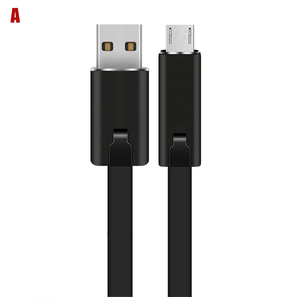 black-Micro-A Repairable USB кабель для быстрой синхронизации данных Шнур для проколов ND998 - Цвет: black-Micro-A