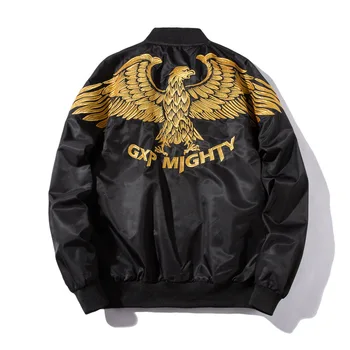 

2020 Spring and Autumn New Men's Baseball Uniform Chinese-Style Embroidered Pilot Jacket Youth Lovers Jacket